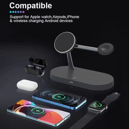 5 in 1 15W Multi-function Magnetic Wireless Charger
