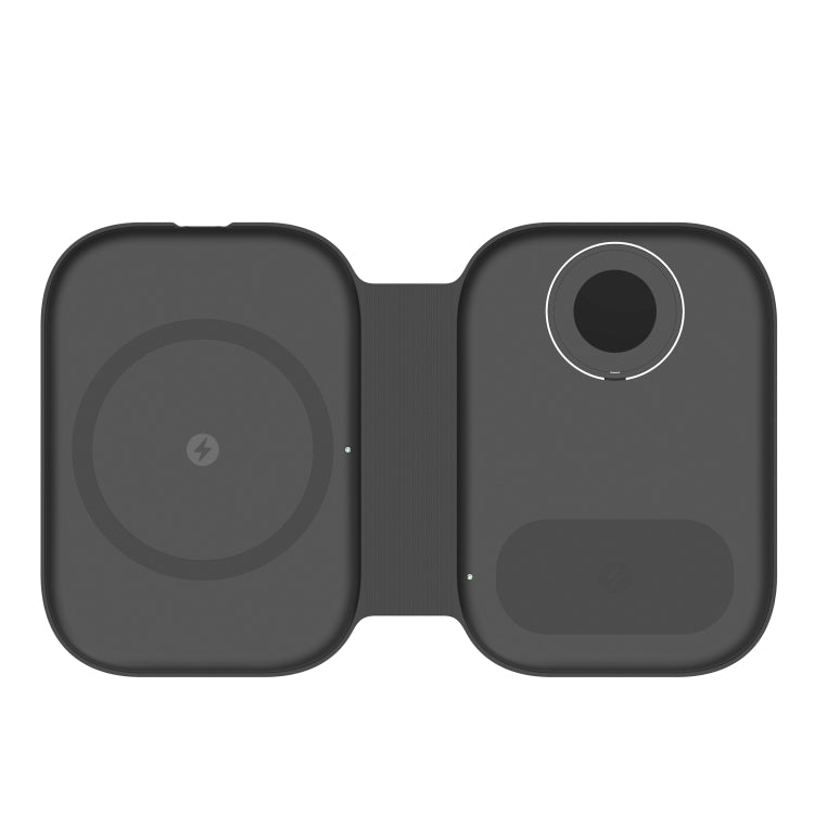 F20 3 in 1 15W Multi-function Magnetic Folding Wireless Charger for iPhone Series & Apple Watches...