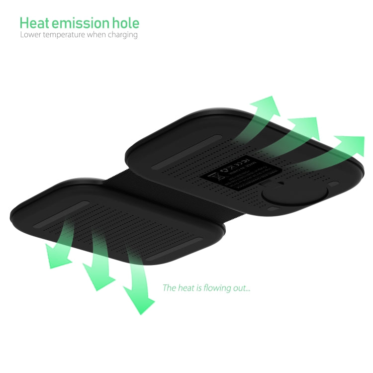 F20 3 in 1 15W Multi-function Magnetic Folding Wireless Charger for iPhone Series & Apple Watches...