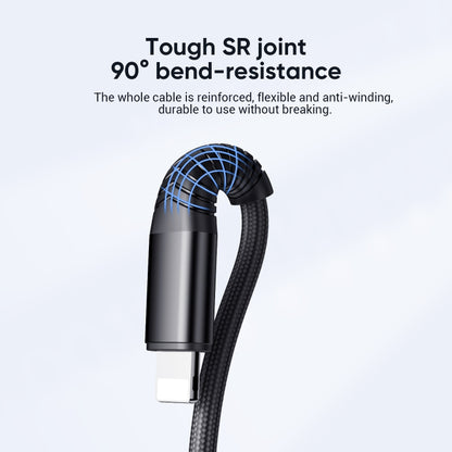 3 In 1 8 Pin + Micro USB + Type-C / USB-C Charging Cable