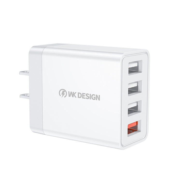 WK WP-U125 Youpin Series 18W QC3.0 4 USB Ports Fast Travel Charger, CN Plug / US Plug������������...