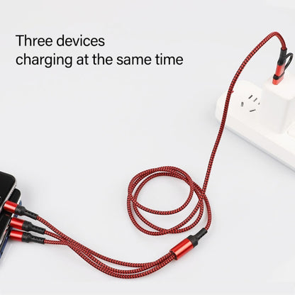 5 in 1 3A 1.2m Two-color Braided Fast Charging Data Cable