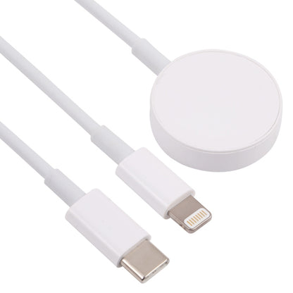 3 in 1 USB-C / Type-C to 8 Pin + USB-C / Type-C + Magnetic Watch Wireless Charger Data Cable, Cab...