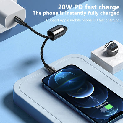 REMAX RC-140i Thor Series PD 20W USB-C / Type-C to 8 Pin Portable Lanyard Data Cable, Cable Lengt...