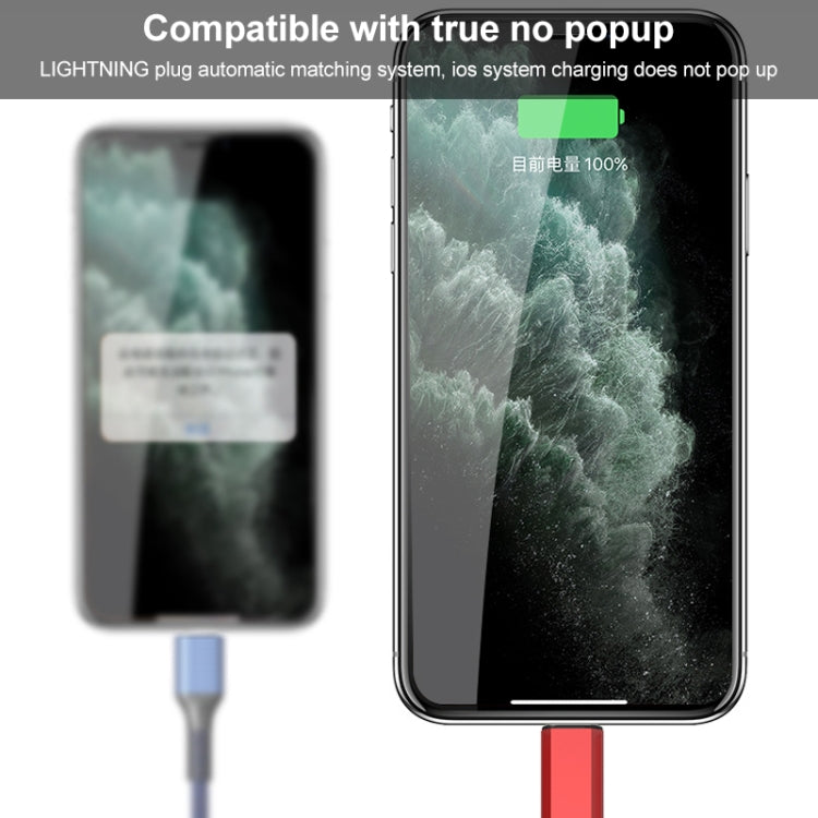 Braided 3A 3 in 1 USB to Type-C / 8 Pin / Micro USB Fast Charging Cable, Cable Length: 1.2m������...