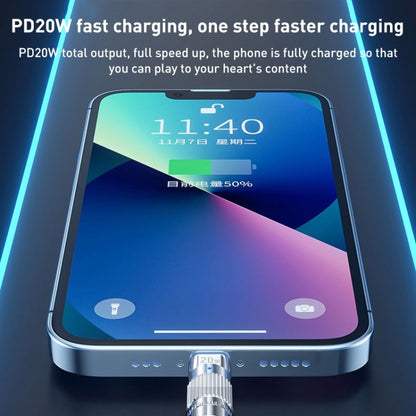 WK WDC-187 Qjie Series 20W USB-C/Type-C to 8 Pin Fast Charge Data Cable, Length: 1m��������������...