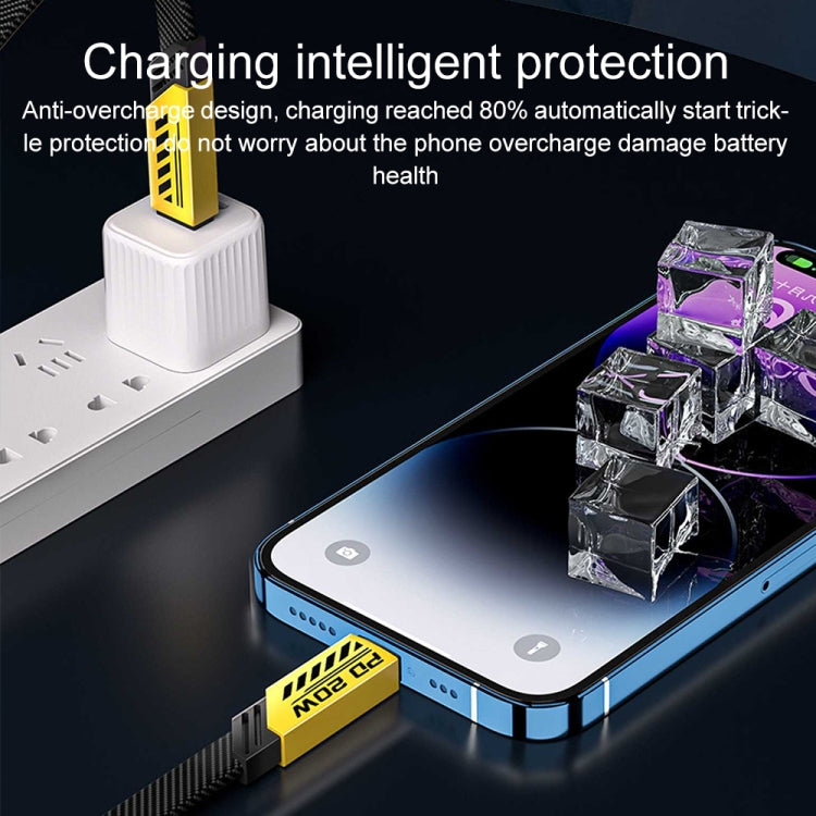 WK WDC-192 Mech Series 100W USB-C/Type-C to USB-C/Type-C Fast Charge Data Cable, Length: 1m������...