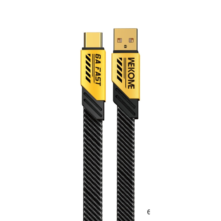 WK WDC-190a Mech Series 6A USB to USB-C/Type-C Fast Charge Data Cable, Length: 1m����������������...