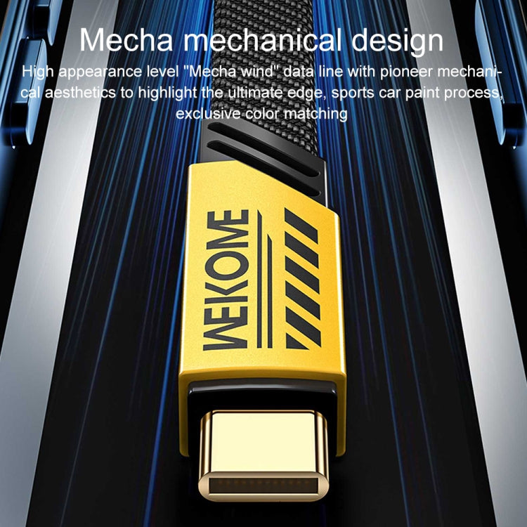 WK WDC-190a Mech Series 6A USB to USB-C/Type-C Fast Charge Data Cable, Length: 1m����������������...