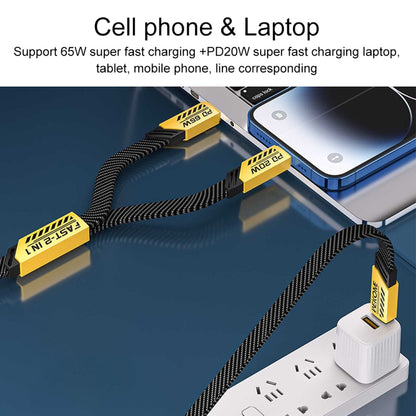 WK WDC-190a Mech Series 6A USB to USB-C/Type-C Fast Charge Data Cable, Length: 1m����������������...