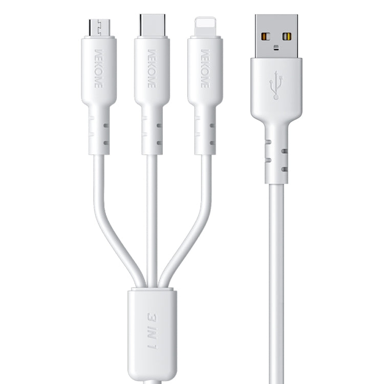 WEKOME WDC-02 3A 3 in 1 PVC Data Cable