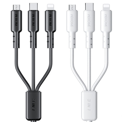 WEKOME WDC-02 3A 3 in 1 PVC Data Cable
