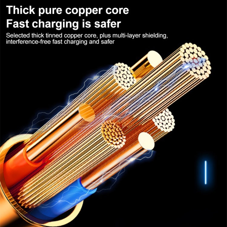 WEKOME WDC-02 3A 3 in 1 PVC Data Cable