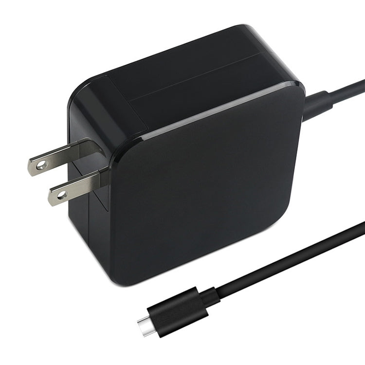 65W USB-C / Type-C Power Adapter Portable Charger for Laptops with Type-C Charging Cable, US Plug...