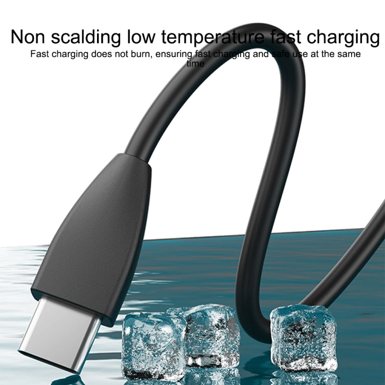 IVON CA87 USB to USB-C / Type-C TPE Fast Charge Data Cable, Cable Length: 1m, USB-C / Type-C