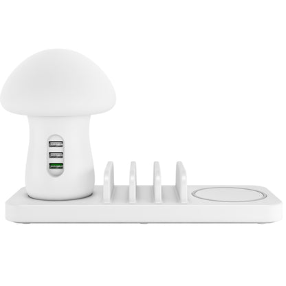 HQ-UD12 40W Wireless Charger with Mushroom Light, US Plug