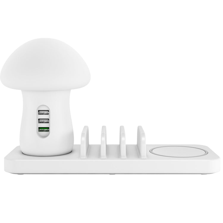 HQ-UD12 40W Wireless Charger with Mushroom Light, EU Plug