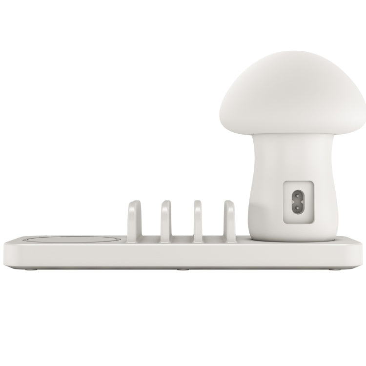 HQ-UD12 40W Wireless Charger with Mushroom Light, EU Plug