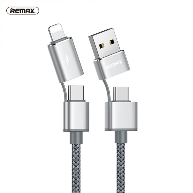 RC-020t 2.4A Aurora Series 4 in 1 Data Snyc Charging Cable