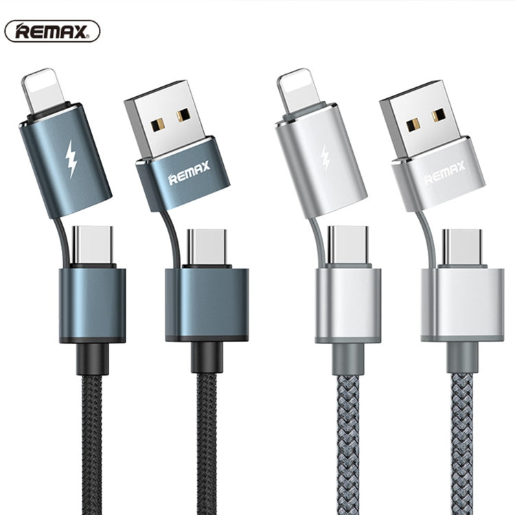 RC-020t 2.4A Aurora Series 4 in 1 Data Snyc Charging Cable