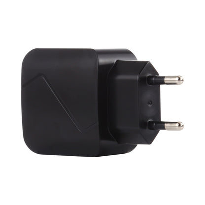 LZ-819A+C QC3.0 USB + PD 18W USB-C / Type-C Interfaces Travel Charger with Indicator Light, EU Pl...