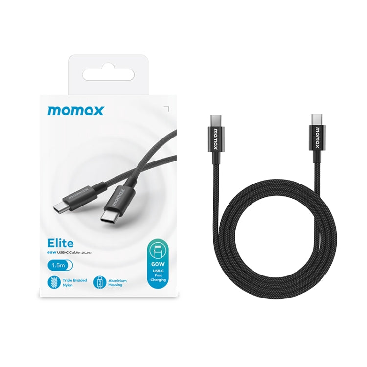 MOMAX DC30 1.5m USB-C / Type-C to USB-C / Type-C 60W Braided Data Sync Charge Cable��������������...