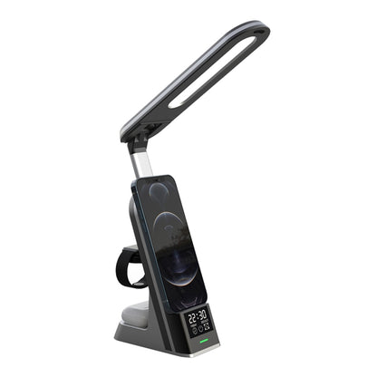H33 7 in 1 15W Multi-function Desk Lamp Wireless Charger for Mobile Phones / Apple Watches / AirP...