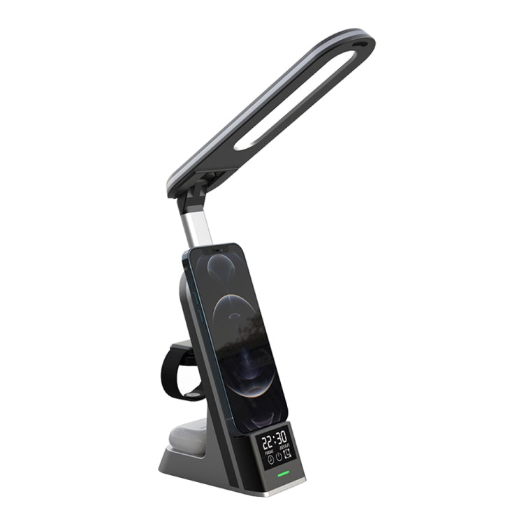 H33 7 in 1 15W Multi-function Desk Lamp Wireless Charger for Mobile Phones / Apple Watches / AirP...