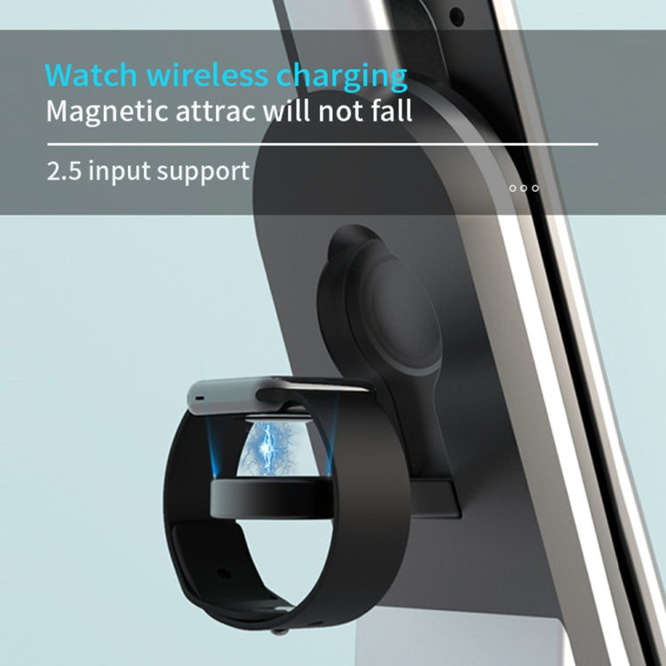H33 7 in 1 15W Multi-function Desk Lamp Wireless Charger for Mobile Phones / Apple Watches / AirP...