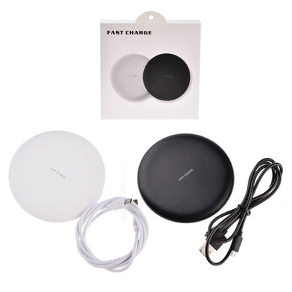 TOVYS-KC-N5 9V 1A Output Frosted Round Wire Qi Standard Fast Charging Wireless Charger, Cable Len...