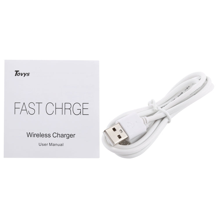 FANTASY 5V 1A Output Qi Standard Ultra-thin Wireless Charger with Charging Indicator, Support QI ...