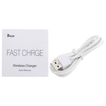 FANTASY 5V 1A Output Qi Standard Ultra-thin Wireless Charger with Charging Indicator, Support QI ...