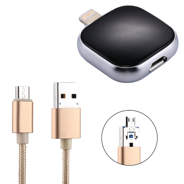 RQW-18S 8 Pin 32GB Multi-functional Flash Disk Drive with USB / Micro USB to Micro USB Cable�����...