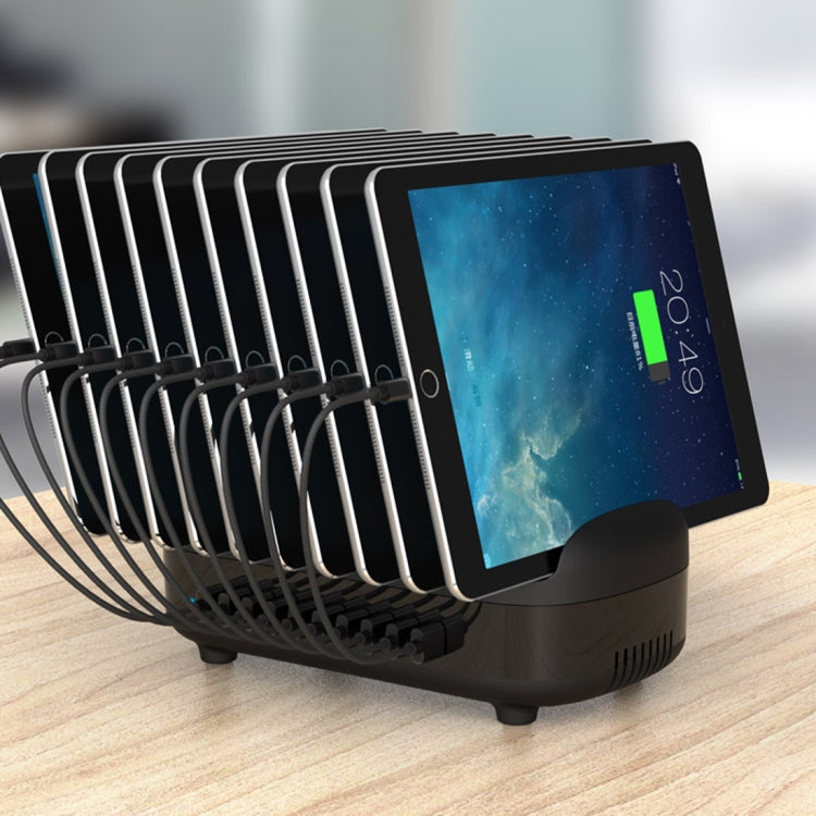 ORICO DUK-10P 120W 10 USB Ports Smart Charging Station with Phone & Tablet Stand, EU Plug��������...