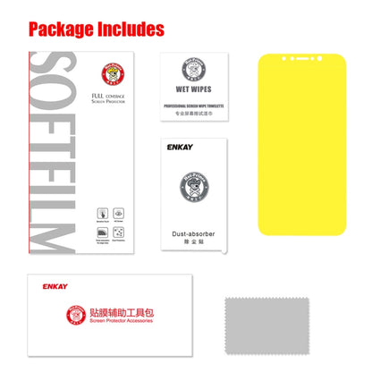 ENKAY Hat-Prince 0.1mm 3D Full Screen Protector Explosion-proof Hydrogel Film for iPhone XS, TPU+...