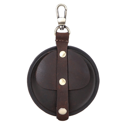 CF1042B For AirPods Pro Crazy Horse Texture Convenient Multifunction Earphone Protective Leather ...