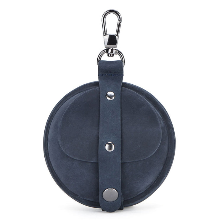 CF1042B For AirPods Pro Crazy Horse Texture Convenient Multifunction Earphone Protective Leather ...