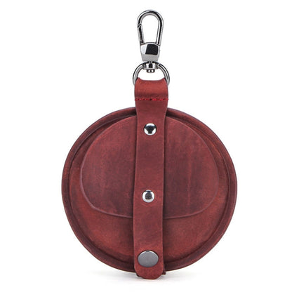CF1042B For AirPods Pro Crazy Horse Texture Convenient Multifunction Earphone Protective Leather ...