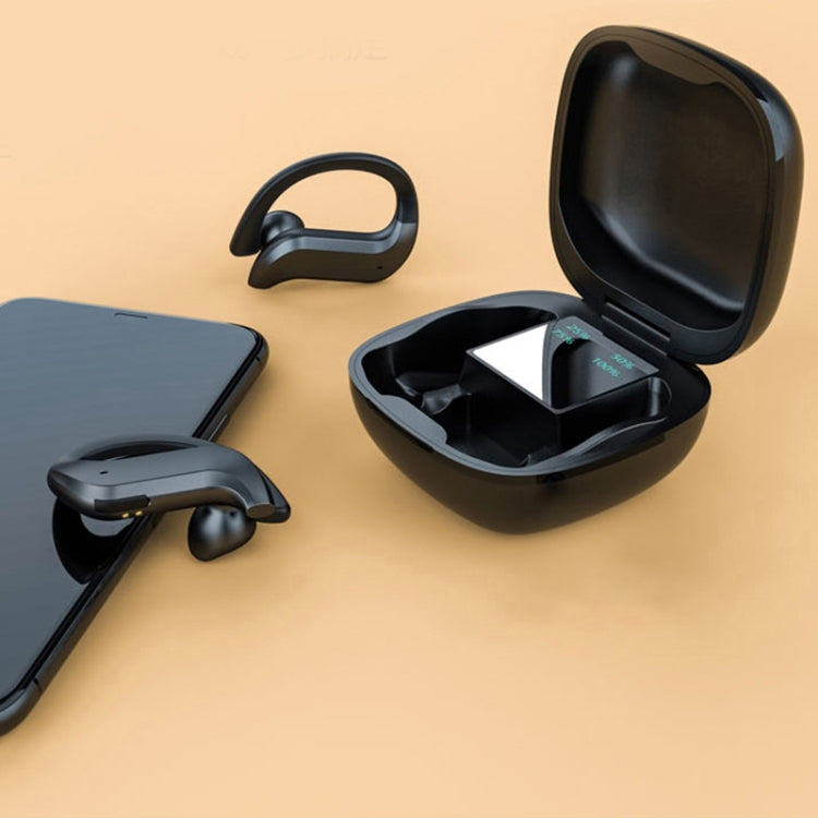 258 Wireless Ear-mounted Bluetooth Earphone with Charging Box & Digital Display, Support Touch & ...