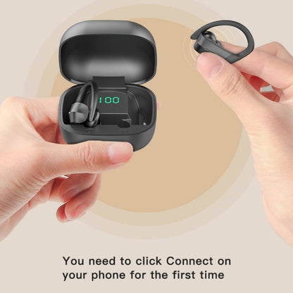 258 Wireless Ear-mounted Bluetooth Earphone with Charging Box & Digital Display, Support Touch & ...