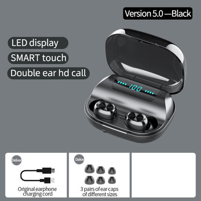 263 TWS CVC8.0 Noise Cancelling Bluetooth Earphone with Charging Box, Support Touch & Three-scree...