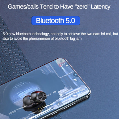 263 TWS CVC8.0 Noise Cancelling Bluetooth Earphone with Charging Box, Support Touch & Three-scree...