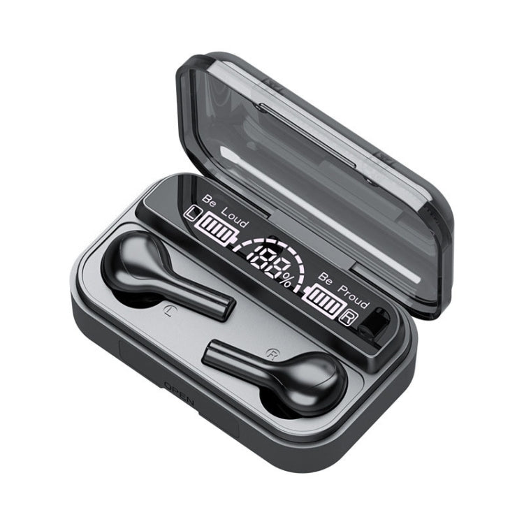278 TWS External Noise Cancelling Touch Bluetooth Earphone with Charging Box, Support LED Power D...