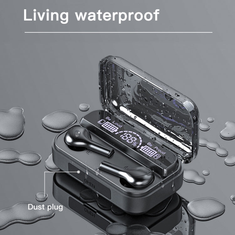 278 TWS External Noise Cancelling Touch Bluetooth Earphone with Charging Box, Support LED Power D...