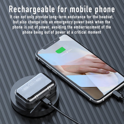 278 TWS External Noise Cancelling Touch Bluetooth Earphone with Charging Box, Support LED Power D...