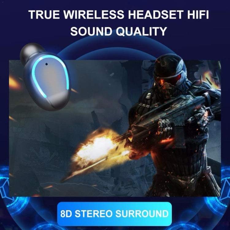 F9-5 Intelligent Noise Cancelling Touch Bluetooth Earphone with Charging Box, Supports Three-scre...