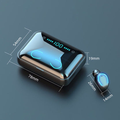 F9-5 Intelligent Noise Cancelling Touch Bluetooth Earphone with Charging Box, Supports Three-scre...