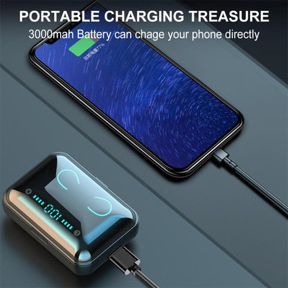F9-5 Intelligent Noise Cancelling Touch Bluetooth Earphone with Charging Box, Supports Three-scre...