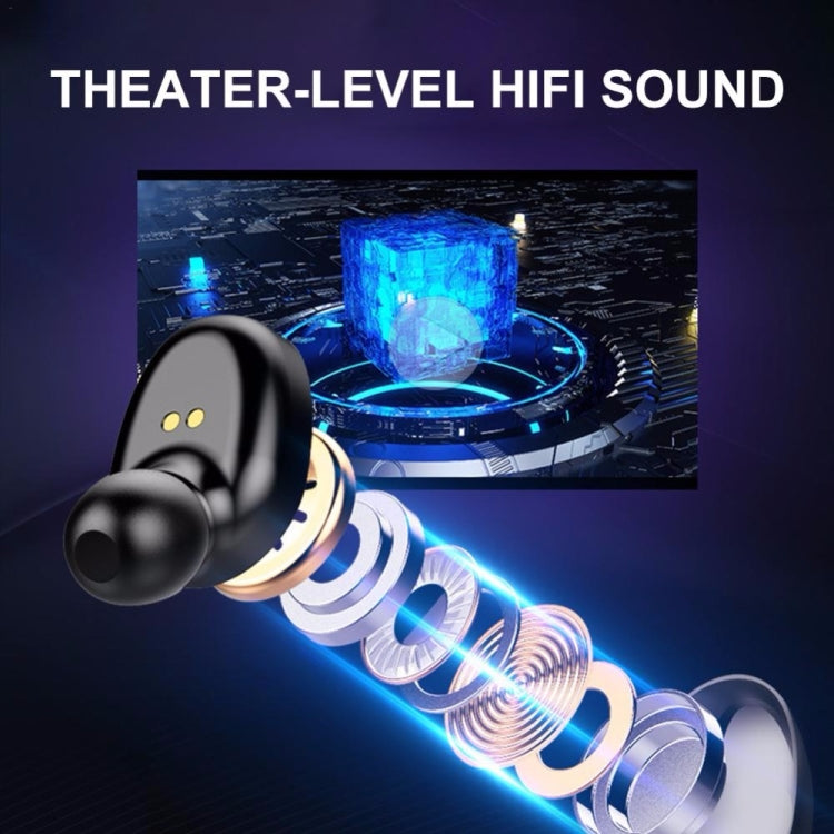 F9-5 Intelligent Noise Cancelling Touch Bluetooth Earphone with Charging Box, Supports Three-scre...