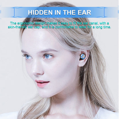 F9-6 TWS CVC8.0 Noise Cancelling Touch Bluetooth Earphone with Pull-out Cylindrical Charging Box,...